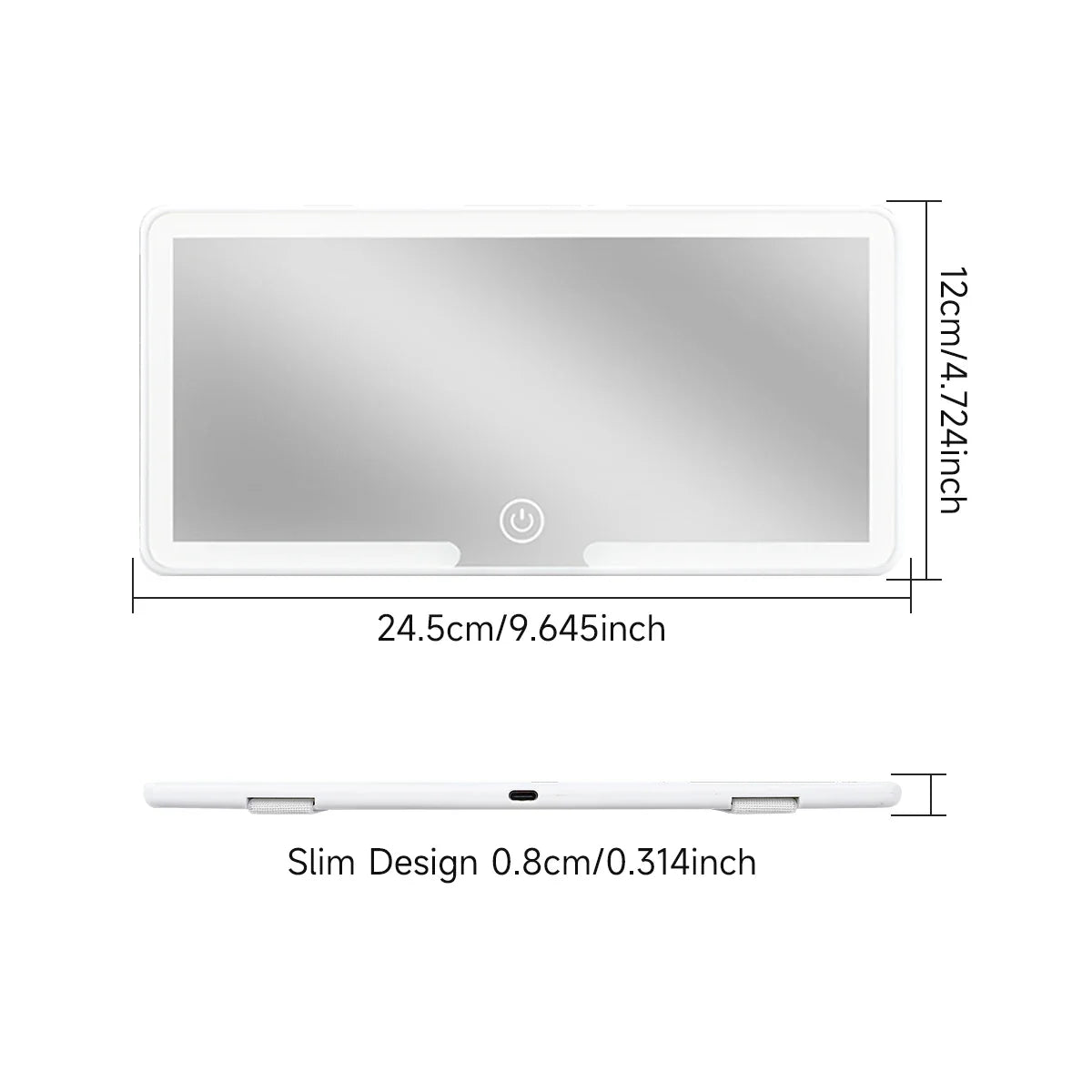 LED Makeup Mirror for Car
