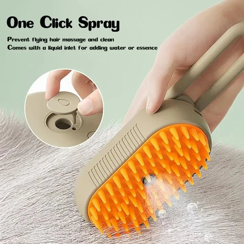 Steam Massage Brush for Pets - Today Only 50% OFF!