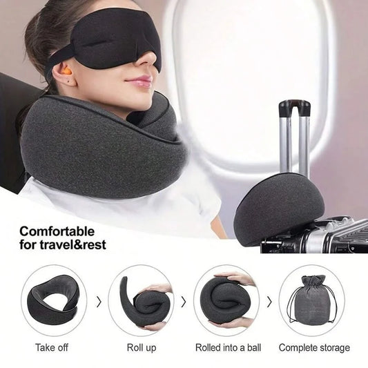 Super Soft Travel Pillow Comfort – Includes Handy Storage Bag