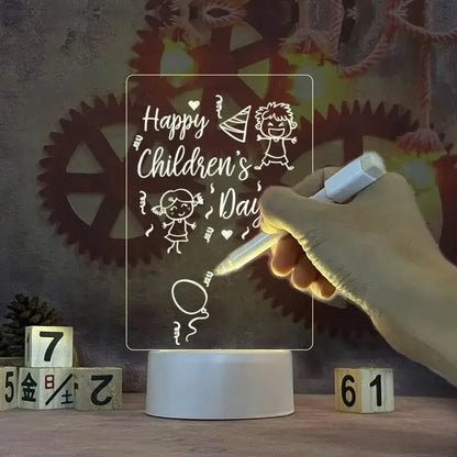 Smart LED Night Lamp Writing Board