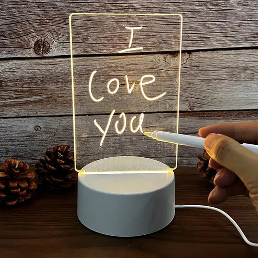 Smart LED Night Lamp Writing Board