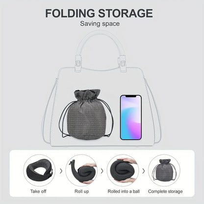 Super Soft Travel Pillow Comfort – Includes Handy Storage Bag