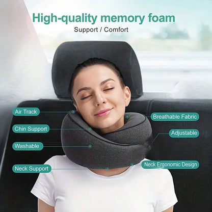 Super Soft Travel Pillow Comfort – Includes Handy Storage Bag