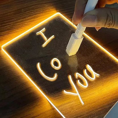 Smart LED Night Lamp Writing Board
