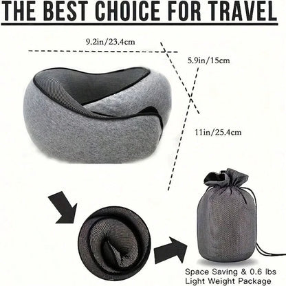 Super Soft Travel Pillow Comfort – Includes Handy Storage Bag