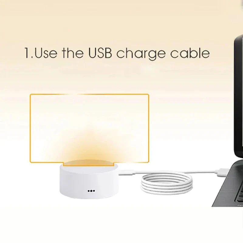 Smart LED Night Lamp Writing Board